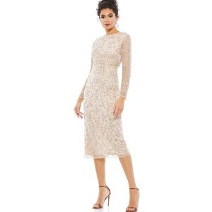 Mac Duggal Cocktail Jewel Knee-Length Sheath Dress Nwt size 6